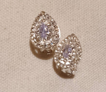 Load image into Gallery viewer, Small Crystal Stud Clip On Earrings

