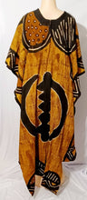 Load image into Gallery viewer, Vintage Gye Nyame Mudcloth Robe, Authentic Grand Bubu, Unisex
