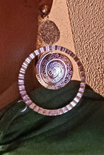 Load image into Gallery viewer, Light Hammered Metal Hoop Clip On Earrings Gold
