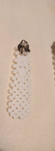 Load image into Gallery viewer, Handmade Faux Pearl  Dangle Clip On Earrings 3 in.
