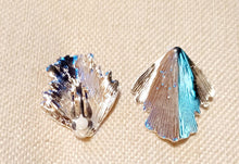 Load image into Gallery viewer, Medium sized Silver Cluster Stud Clip On Earrings
