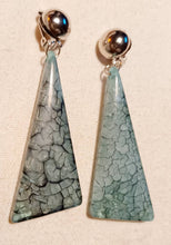Load image into Gallery viewer, Abstract Ice Acrylic  Earrings Clip on Style
