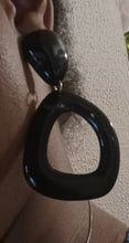 Load image into Gallery viewer, Vintage Chunky Acrylic Earrings Clip on Style
