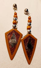 Load image into Gallery viewer, XLarge handmade crinkle Metal Clip On Earrings Silver
