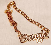 Load image into Gallery viewer, Extra Large Bougie statment Bamboo Earrings and Necklace Set New
