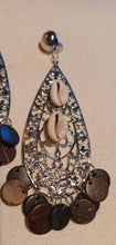Load image into Gallery viewer, Handmade Vintage Chunky Boho Cluster Clip On Earrings
