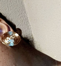 Load image into Gallery viewer, Hammered Silver Clip On Earrings, Classy Blingy Style
