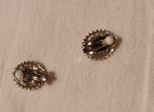 Load image into Gallery viewer, Small Crystal Stud Clip On Earrings gold
