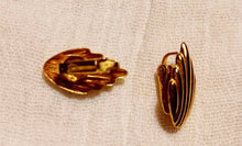 Load image into Gallery viewer, Vintage Forever Gold Art Deco Design Clip On Earrings
