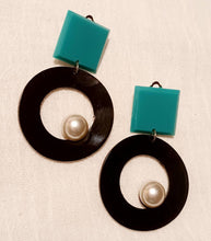 Load image into Gallery viewer, Acrylic Pop Art Earrings Clip on Style
