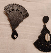 Load image into Gallery viewer, Natural Boho Chic  Wooden Earrings (pierced ears)
