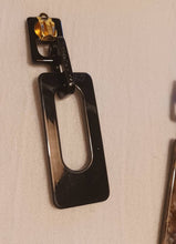 Load image into Gallery viewer, Handmade Acrylic Abstract Hoop Clip On Earrings
