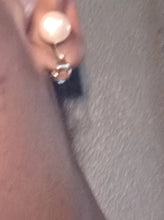 Load image into Gallery viewer, Genuine Freshwater Pearl Stud Clip On Earrings
