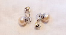 Load image into Gallery viewer, Genuine Freshwater Pearl Stud Clip On Earrings
