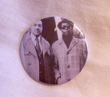 Load image into Gallery viewer, Dr. Ivan Van Sertima and Chancellor Williams Statement Pin. Rare
