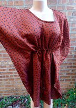 Load image into Gallery viewer, Boho kaftan top/beach cover  One Size Rare
