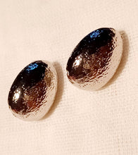 Load image into Gallery viewer, Rustic Silver Ball Stud Clip On Earrings
