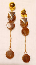 Load image into Gallery viewer, Minimalist Handmade Acrylic Dangle Clip On Earrings

