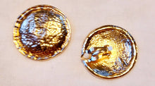 Load image into Gallery viewer, Extra large Gold Stud Clip On Earrings
