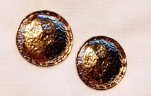 Load image into Gallery viewer, Extra large Gold Stud Clip On Earrings
