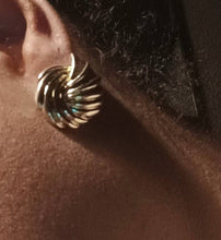 Load image into Gallery viewer, Vintage Art Deco Stud Earrings (pierced ears)
