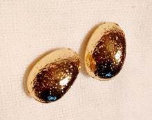 Load image into Gallery viewer, Rustic gold Ball Stud Clip On Earrings
