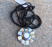 Load image into Gallery viewer, Vintage beaded belt bracelet earrings and necklace set. (Pierced ears)
