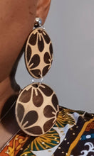 Load image into Gallery viewer, Handmade Artsy boho flower Earrings (pierced ears)
