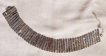 Load image into Gallery viewer, Rhinestone Clip On Stud  Earrings , bangles and choker set New

