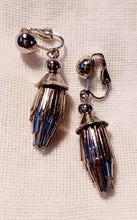 Load image into Gallery viewer, Vintage Mid Century Modern Art Noveau dangle earrings
