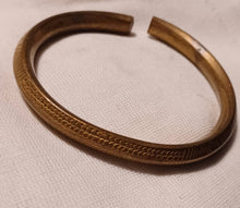 Load image into Gallery viewer, Mens Antique Bronze Tribal Benin Bracelet
