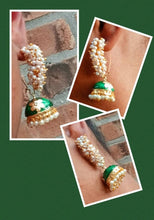 Load image into Gallery viewer, Vintage 1970s Jhumka Earrings, Handmade

