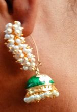 Load image into Gallery viewer, Vintage 1970s Jhumka Earrings, Handmade
