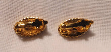 Load image into Gallery viewer, Vintage pearl and crystal Clip On stud earrings
