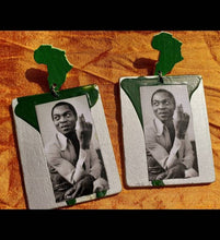 Load image into Gallery viewer, Handmade Fela Kuti Afro Beat Earrings

