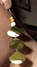 Load image into Gallery viewer, Handmade Acrylic and wood Earrings
