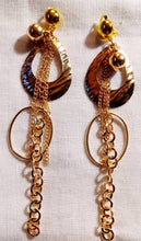 Load image into Gallery viewer, Handmade Large Gold Metal Multi Hoop Clip On Earrings
