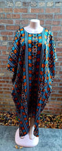 Load image into Gallery viewer, Mudcloth Kaftan with Tags, Afrocentric Poly Satin up to 3XL
