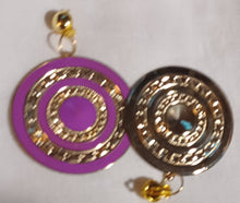 Load image into Gallery viewer, Unique Hammered Metal Dangle Clip On Earrings
