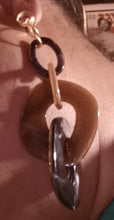 Load image into Gallery viewer, Giant Handmade Chunky Acrylic Chain Earrings Clip On
