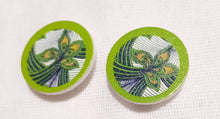 Load image into Gallery viewer, Boho Wooden Stud Clip On Earrings
