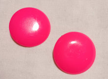 Load image into Gallery viewer, Extra Large Vintage Acrylic Stud Clip On Earrings pink
