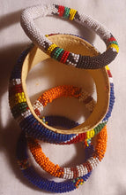 Load image into Gallery viewer, Vintage Maasai Beaded Bangle Set of 4

