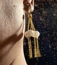 Load image into Gallery viewer, Small Handmade Faux Pearl  Clip On Earrings
