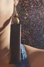 Load image into Gallery viewer, Handmade Natural Boho  Wooden Earrings (pierced ears)

