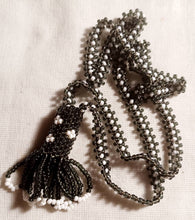 Load image into Gallery viewer, Vintage native american beaded tassel necklace
