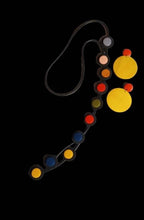 Load image into Gallery viewer, Handmade Abstract Avant Garde Design Statement Necklace and earrings set (pierced ears)

