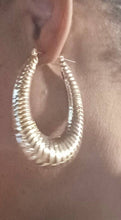 Load image into Gallery viewer, Vintage Style  Large Bamboo Fulani Earrings

