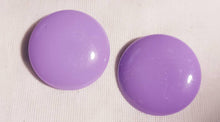 Load image into Gallery viewer, Extra Large Vintage Acrylic Stud Clip On Earrings lilac
