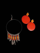 Load image into Gallery viewer, Ball bead Choker Necklace and clip on earrings set  New
